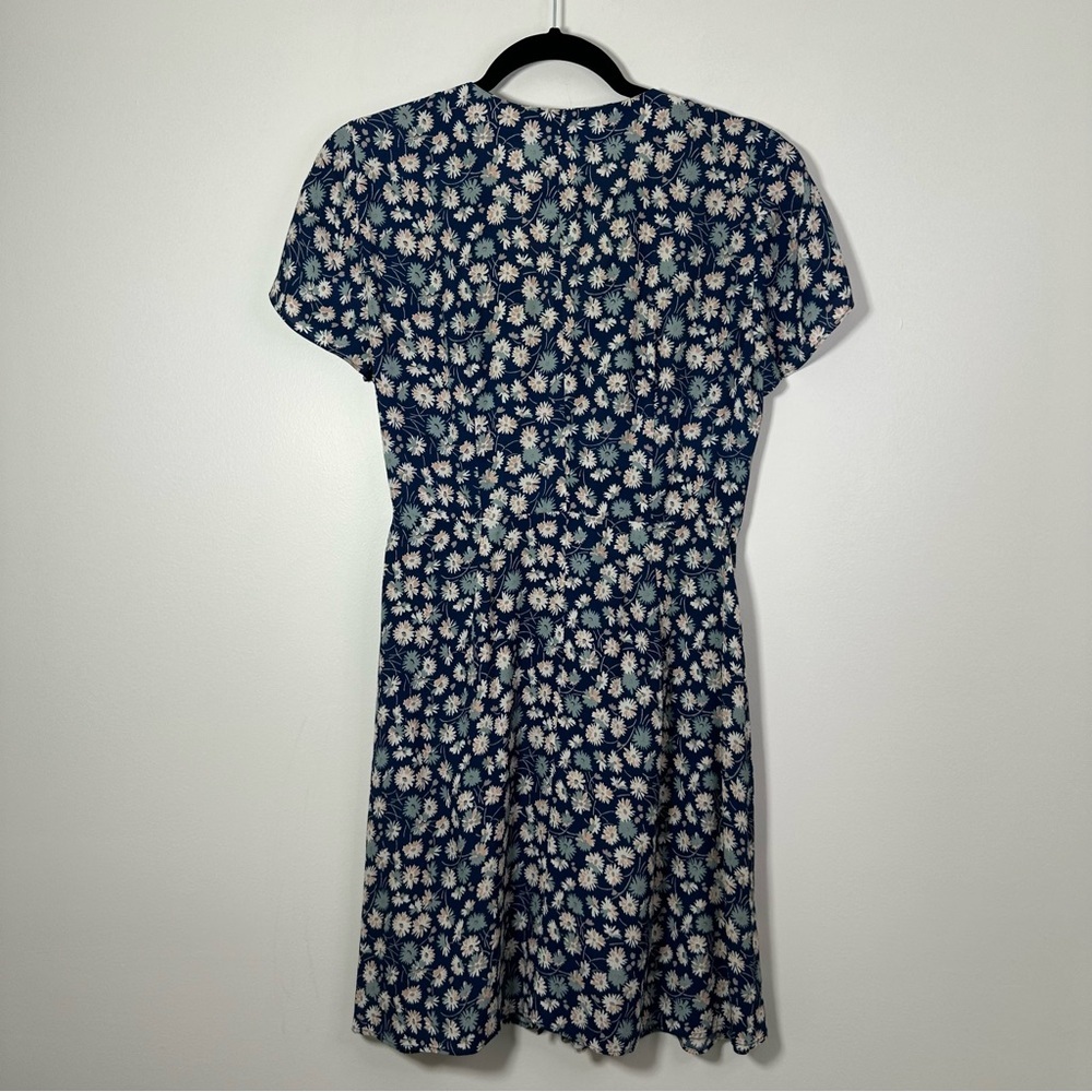 Madewell Women’s Side Button Front Floral Mini Dress Size 2 - Picture 3 of 8
